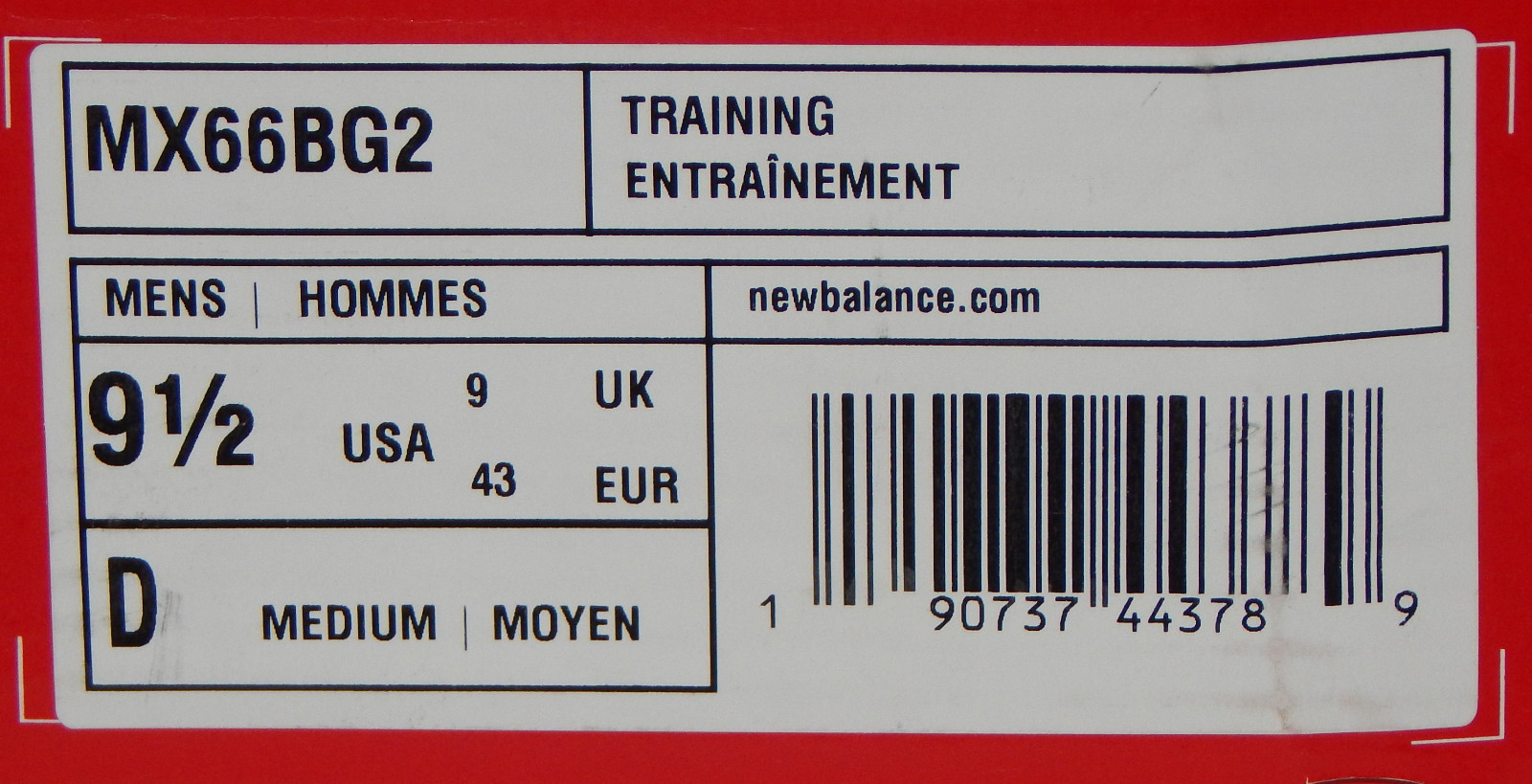 new balance men's flexonic mx66bg2 training shoes